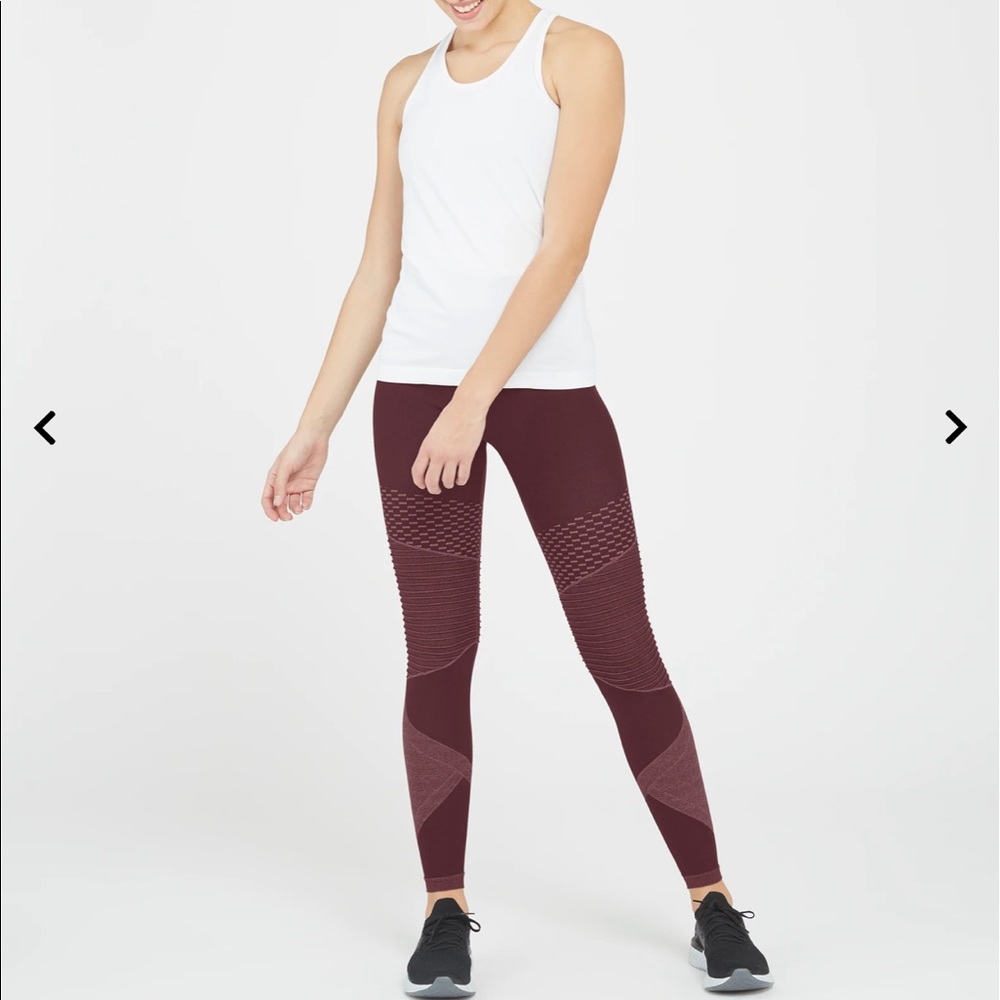 SPANX seamless moto leggings
